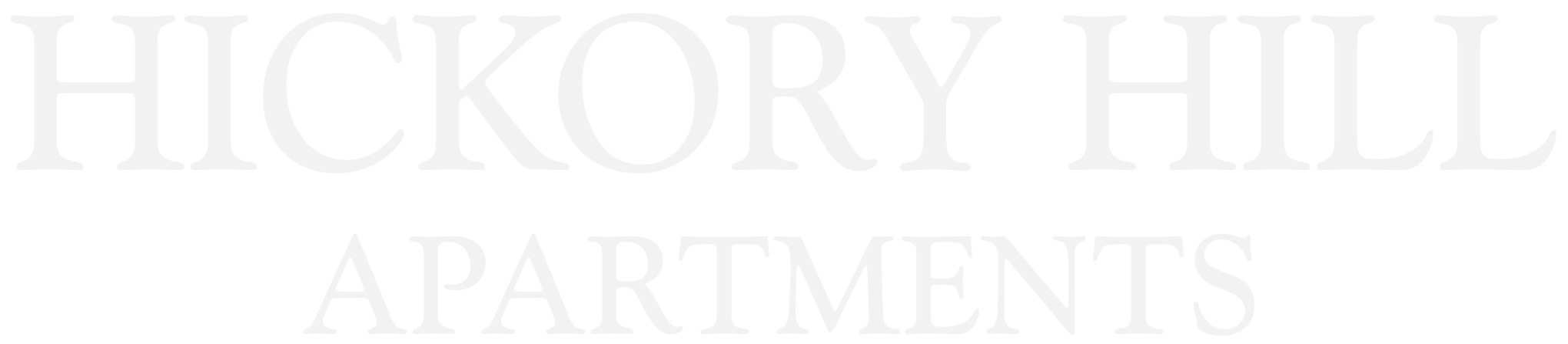 Hickory Hill Apartments Logo